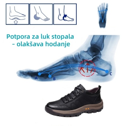 🐂 Muške cipele od teleće kože proizvedene u Australiji 👞 Ručno šivane, lako se obuvaju i izuvaju ✅ Potpora svodu stopala, vodootporne i neklizajuće - udobno hodanje