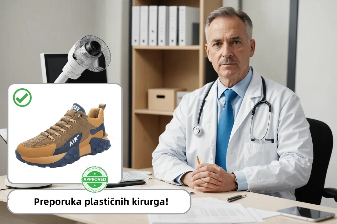 (🎉Današnja ponuda od 50% - ne propustite)🔥Muške funkcionalne ortopedske cipele američke marke (podrška - ublažava bol u stopalima) za udobno hodanje