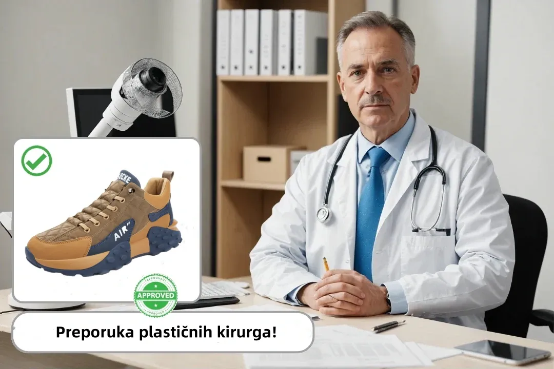 (🎉Današnja ponuda od 50% - ne propustite)🔥Muške funkcionalne ortopedske cipele američke marke (podrška - ublažava bol u stopalima) za udobno hodanje