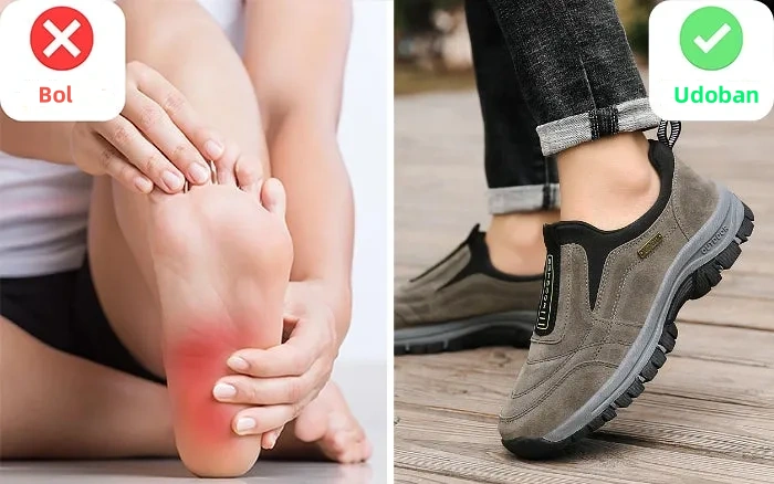 (🔥50% popusta danas - ne propustite)⏰ - Brand mekane i udobne talijanske luksuzne ortopedske cipele od brušene kože (podrška - ublažava bolove u stopalima)