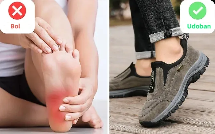 (🔥50% popusta danas - ne propustite)⏰ - Brand mekane i udobne talijanske luksuzne ortopedske cipele od brušene kože (podrška - ublažava bolove u stopalima)