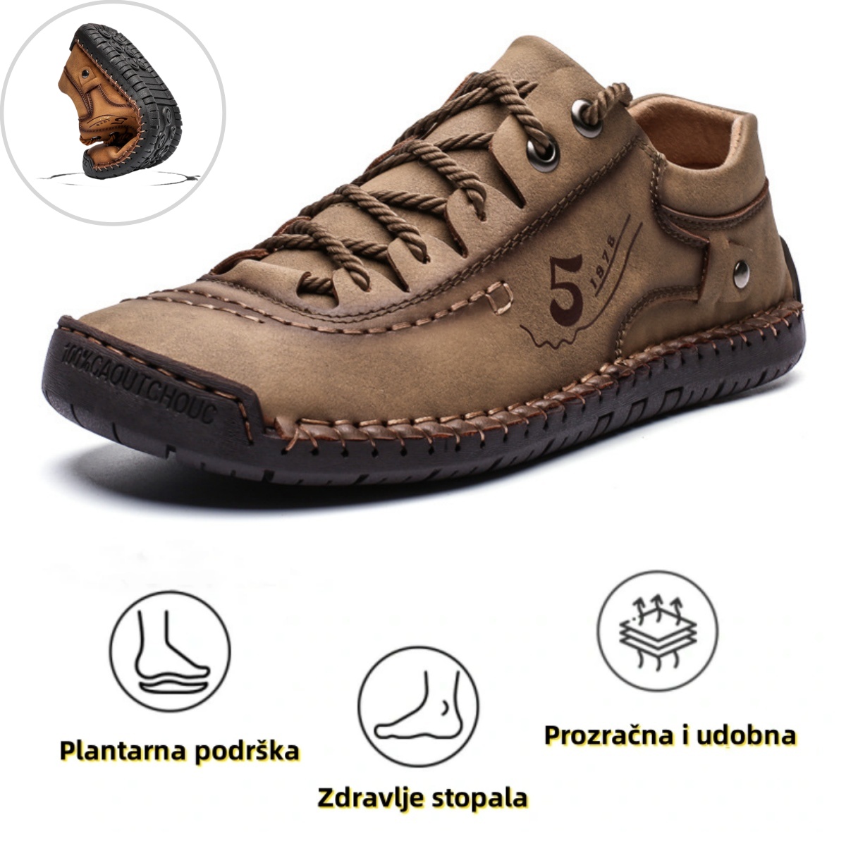 【🎁60% popusta u ograničenom vremenu u proljeće - Ne propustite】 Ergonomski dizajnirane ortopedske cipele - Olakšajte bolove u zglobovima 👞 Smanjite pritisak pri hodu✅