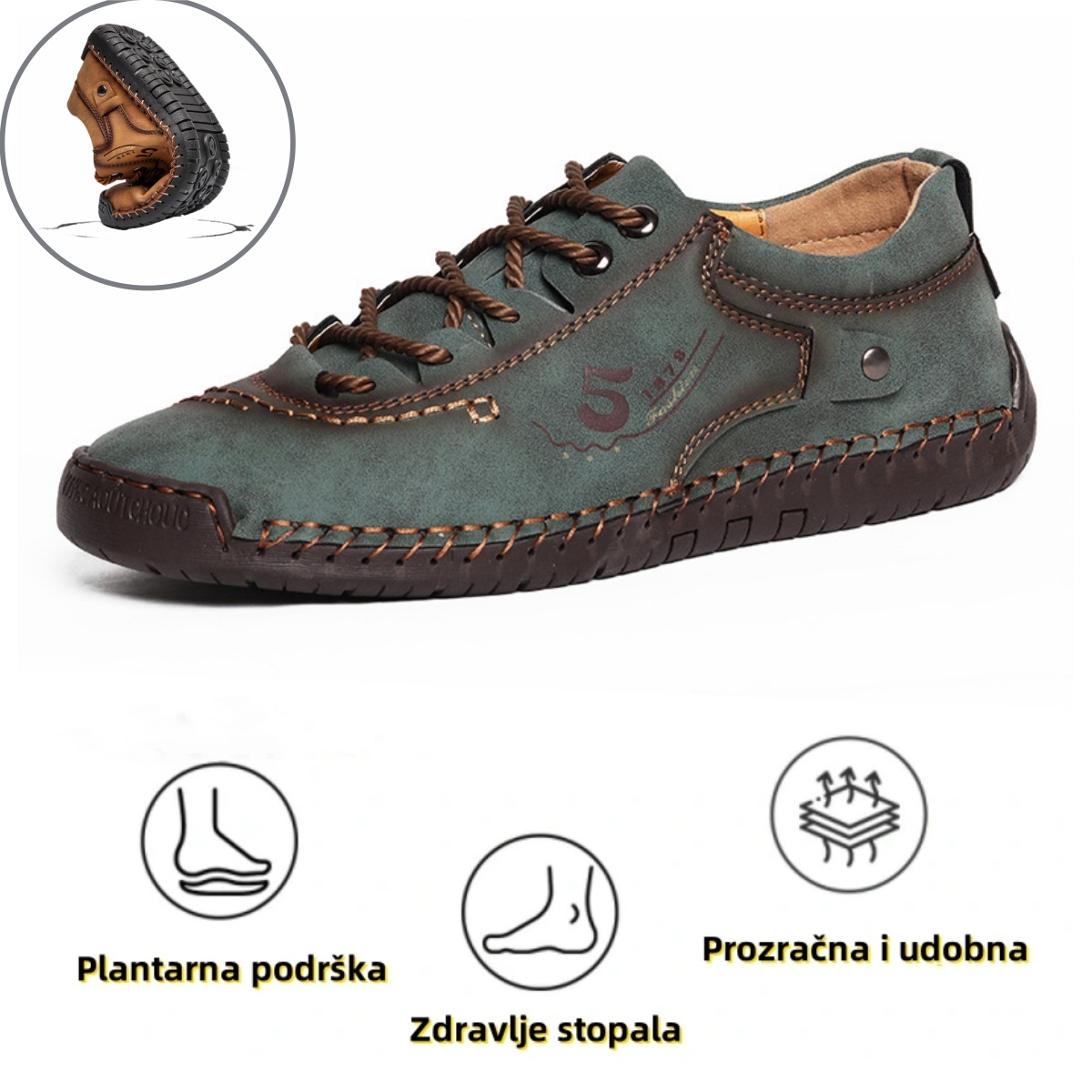 【🎁60% popusta u ograničenom vremenu u proljeće - Ne propustite】 Ergonomski dizajnirane ortopedske cipele - Olakšajte bolove u zglobovima 👞 Smanjite pritisak pri hodu✅