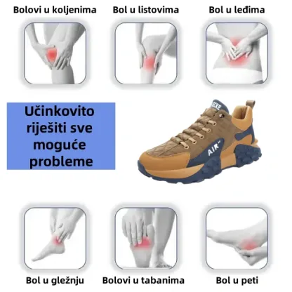 (🎉Današnja ponuda od 50% - ne propustite)🔥Muške funkcionalne ortopedske cipele američke marke (podrška - ublažava bol u stopalima) za udobno hodanje
