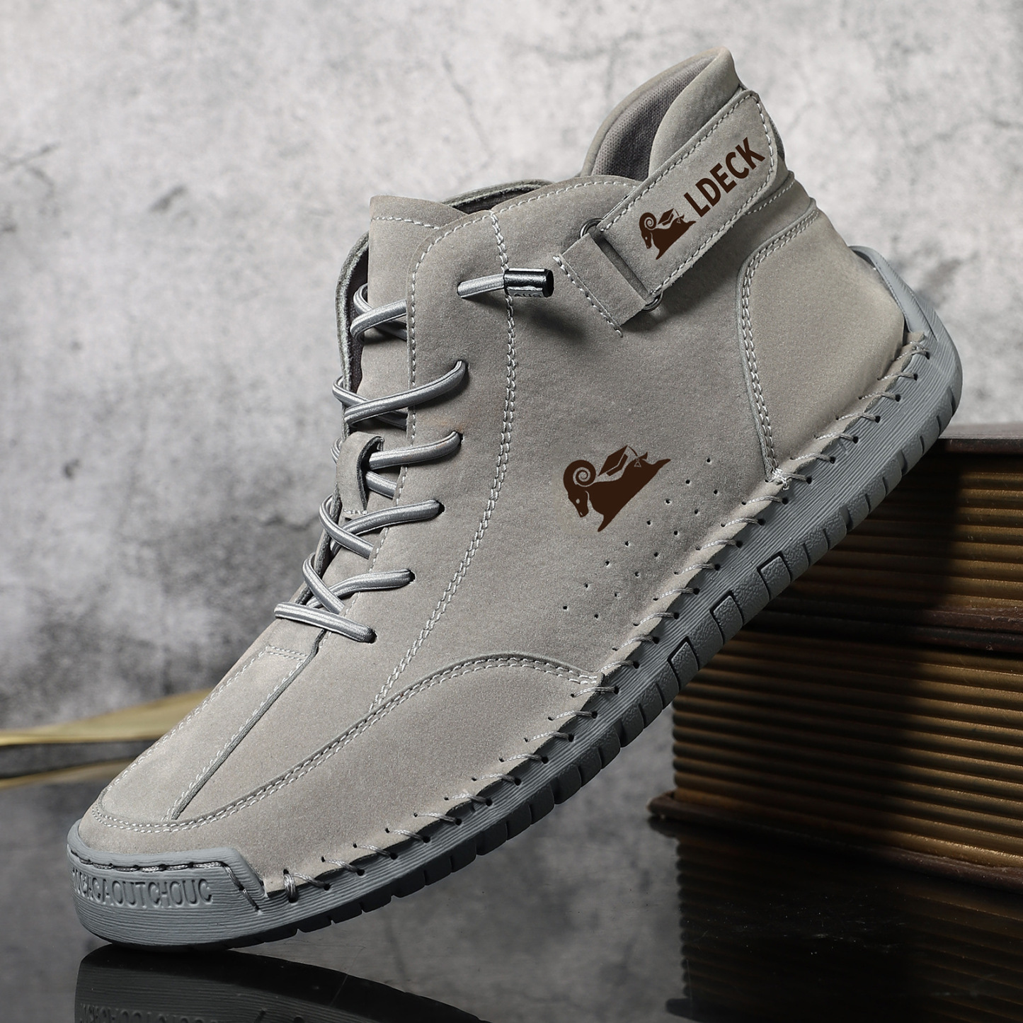 🐂 Muške cipele od teleće kože proizvedene u Australiji 👞 Ručno šivane, lako se obuvaju i izuvaju ✅ Potpora svodu stopala, ublažavanje boli - udobno hodanje