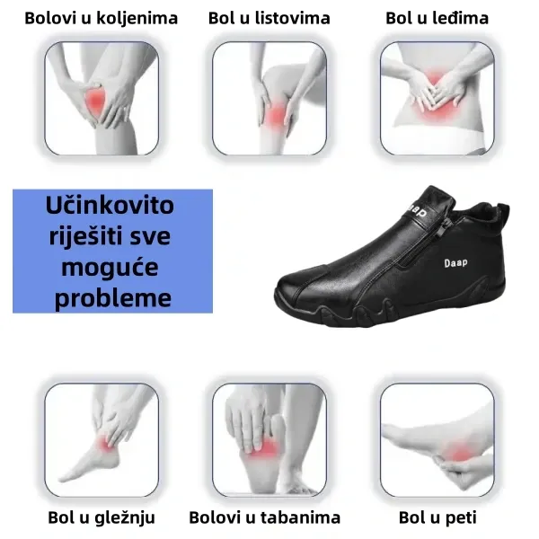 [⏰60% popusta danas - uskoro završava] Muške ortopedske cipele od prave kože - visokokvalitetna koža + ručno šivane 👞