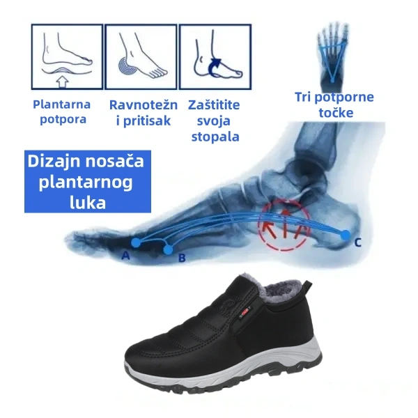 (⏰50% popusta na nove proizvode, samo danas) TRONG CAVARY Udobne zimske čizme za muškarce i žene 👞Toplina i potpora luku ✅Artikal koji morate imati zimi