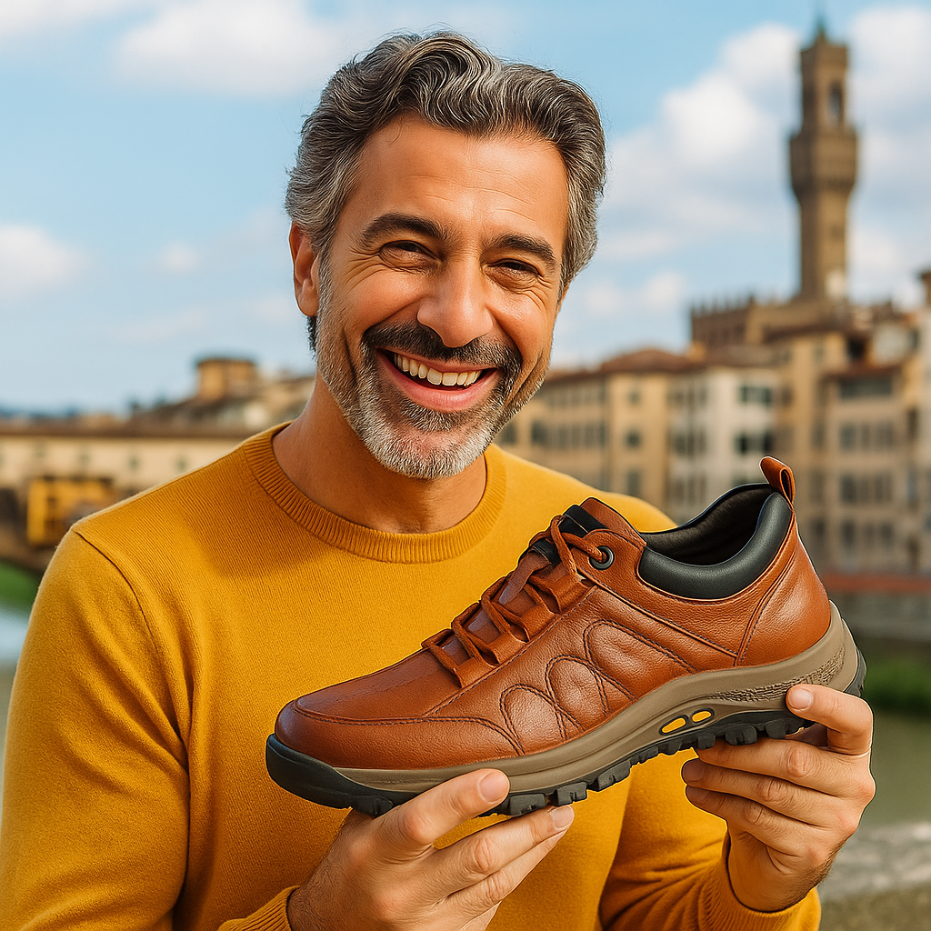 🐂 Muške cipele od teleće kože proizvedene u Australiji 👞 Ručno šivane, lako se obuvaju i izuvaju ✅ Potpora svodu stopala, vodootporne i neklizajuće - udobno hodanje