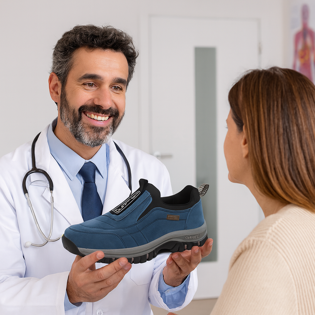 🔴Visokokvalitetne cipele od brušene kože🦶Ublažavaju bolove u stopalima i plantarni fasciitis - vodootporne i neklizajuće✅Dostupne u širokom rasponu veličina