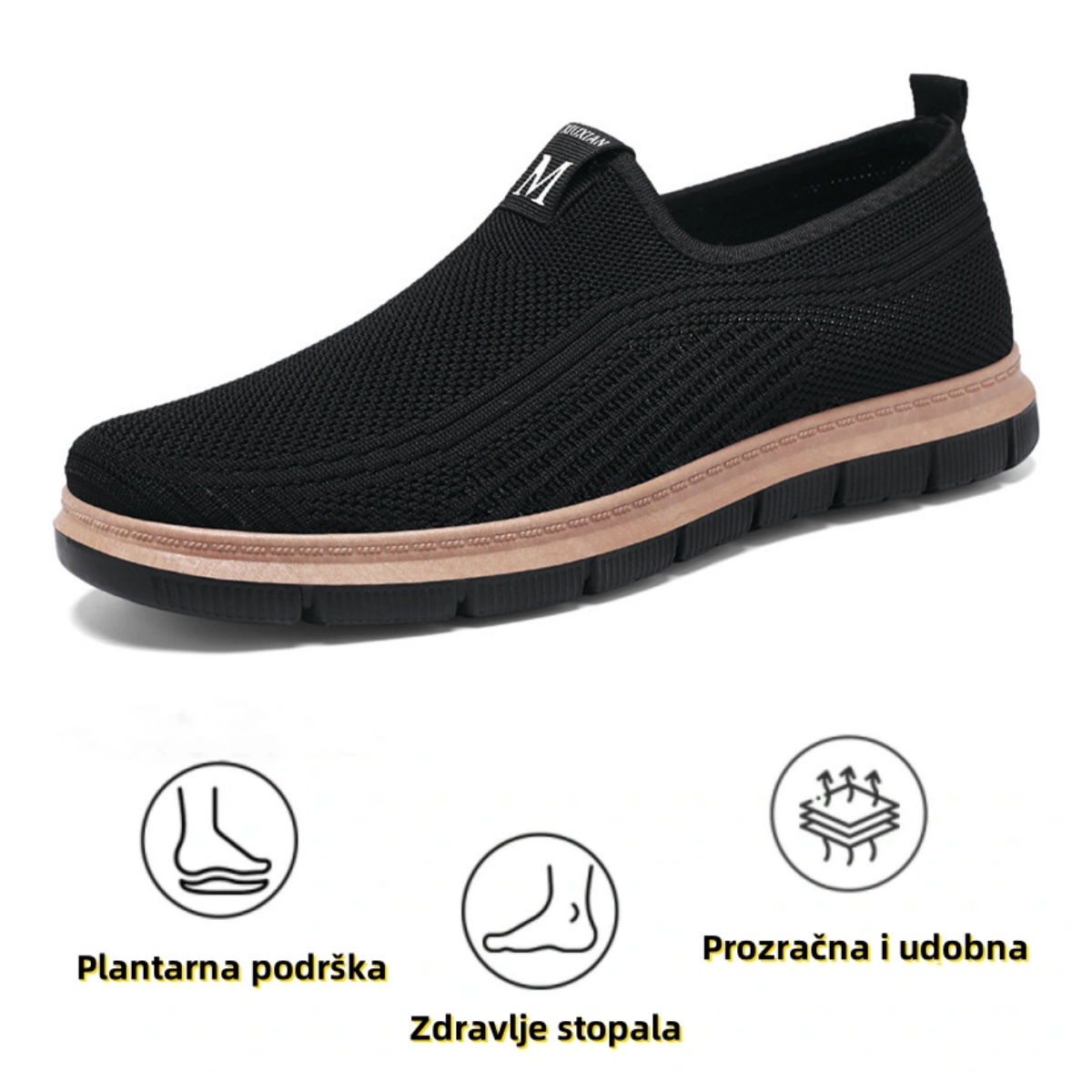 【🎁 Proljetna ograničena rasprodaja - 60% popusta - Ne propustite】 Ergonomski dizajnirane ortopedske cipele - Ublažavaju bolove u zglobovima 👞 Udobne i prozračne✅
