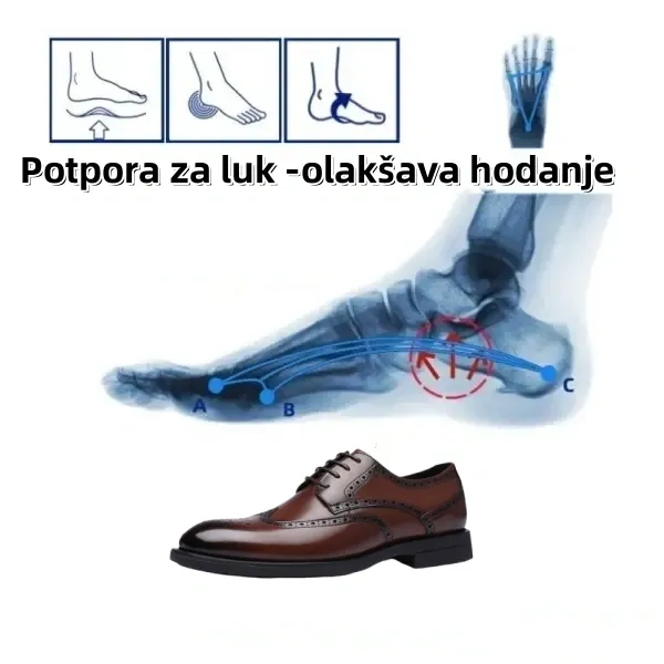 【⏰60% popusta danas】🔥Elegantne - mekane - udobne ručno rađene talijanske kožne cipele👞 (potpora za luk - olakšava hodanje)