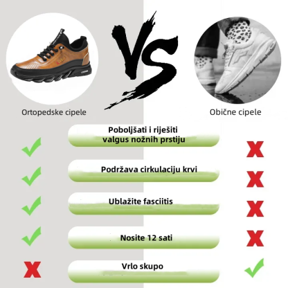 (🎉 Proljetna rasprodaja 50% popusta, uskoro završava) Muške ortopedske cipele izrađene od australske teleće kože✅Ekološki ulošci od memorijske pjene: udobno i bezbolno hodanje - ručno šivano