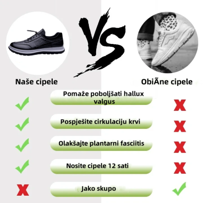 【🎁Danas 50% popusta - Ne propustite】 Ergonomski dizajnirane ortopedske cipele - Premium koža + ručno šivane 👞