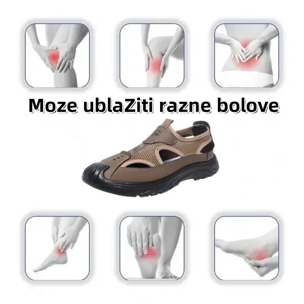 [🎁Danas u pola cijene - ne propustite] Ergonomski dizajnirane ortopedske sandale - bezbolno hodanje 👞 čini hodanje ugodnijim