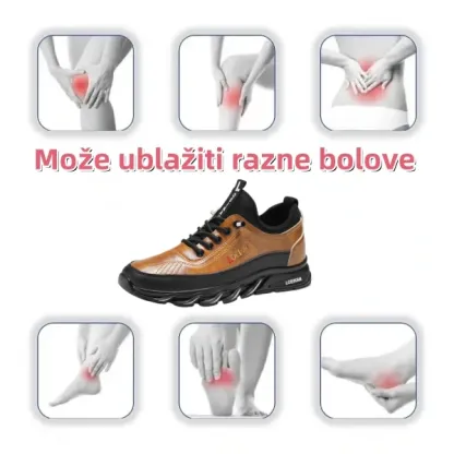 (🎉 Proljetna rasprodaja 50% popusta, uskoro završava) Muške ortopedske cipele izrađene od australske teleće kože✅Ekološki ulošci od memorijske pjene: udobno i bezbolno hodanje - ručno šivano