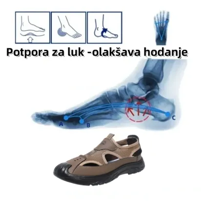 [🎁Danas u pola cijene - ne propustite] Ergonomski dizajnirane ortopedske sandale - bezbolno hodanje 👞 čini hodanje ugodnijim
