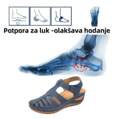 ⏰ Proljetna akcija – 50% popusta na ograničeno vrijeme – Ljetne ortopedske sandale s podrškom za luk, ✅ Udobno i bezbolno hodanje – Ergonomski dizajn