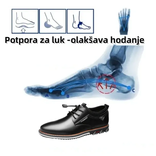 【🔥Danas u pola cijene - ne propustite】 Ergonomski dizajnirane ortopedske cipele - dizajn koji podržava luk 👞Lako se riješite bolova u stopalima