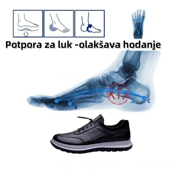 【🎁Danas 50% popusta - Ne propustite】 Ergonomski dizajnirane ortopedske cipele - Premium koža + ručno šivane 👞