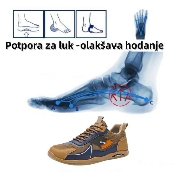 [🎁 Proljetna rasprodaja - Ograničeno vrijeme s popustom od 60%] Ergonomski dizajnirane ortopedske cipele - potpora za svod stopala 👞 Lako se riješite bolova u stopalima✅
