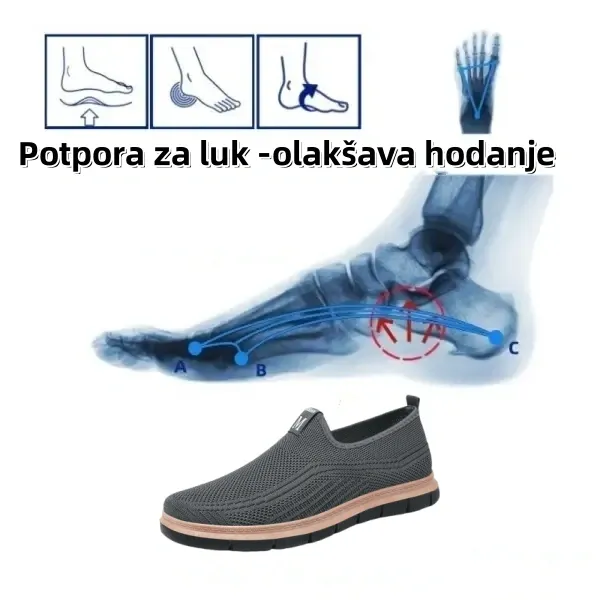 【🎁 Proljetna ograničena rasprodaja - 60% popusta - Ne propustite】 Ergonomski dizajnirane ortopedske cipele - Ublažavaju bolove u zglobovima 👞 Udobne i prozračne✅