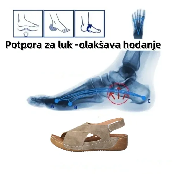 [🎁Pola cijene danas - ne propustite] Ergonomske ortopedske sandale - potpora svodu stopala, bezbolno hodanje 👞 olakšavaju hodanje