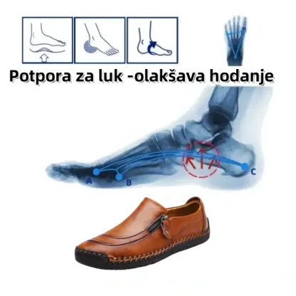 (⏰Danas ograničeni popust od 60% - ne propustite) 🔥-Mekane i udobne ručno rađene kožne cipele 👞-Podupirač za luk-olakšava hodanje✅