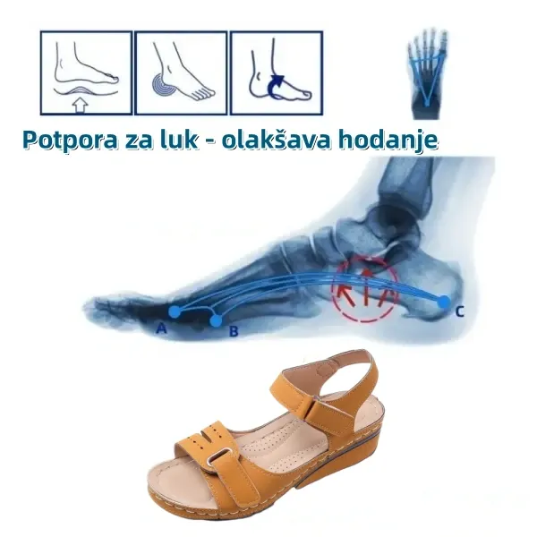 ⏰Proljetna ograničena akcija u pola cijene - Ljetne ortopedske sandale s potporom za svod za udobno i bezbolno hodanje - Ergonomski dizajn