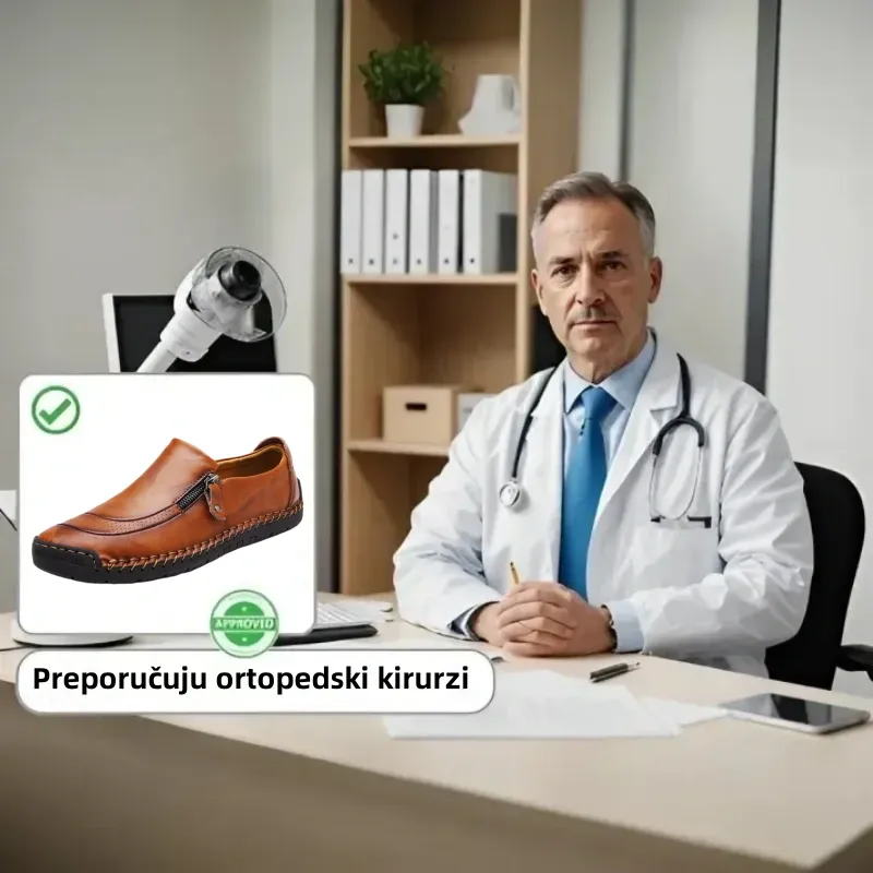 (⏰Danas ograničeni popust od 60% - ne propustite) 🔥-Mekane i udobne ručno rađene kožne cipele 👞-Podupirač za luk-olakšava hodanje✅