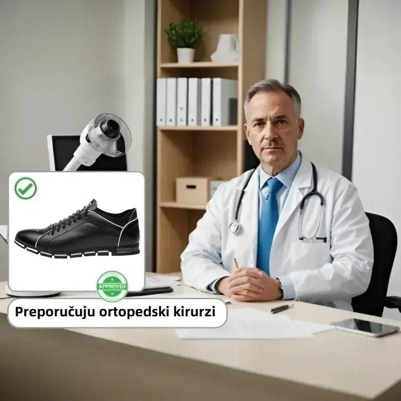 【🔥Danas u pola cijene - ne propustite】 Ergonomski dizajnirane ortopedske cipele - dizajn koji podržava luk 👞Lako se riješite bolova u stopalima