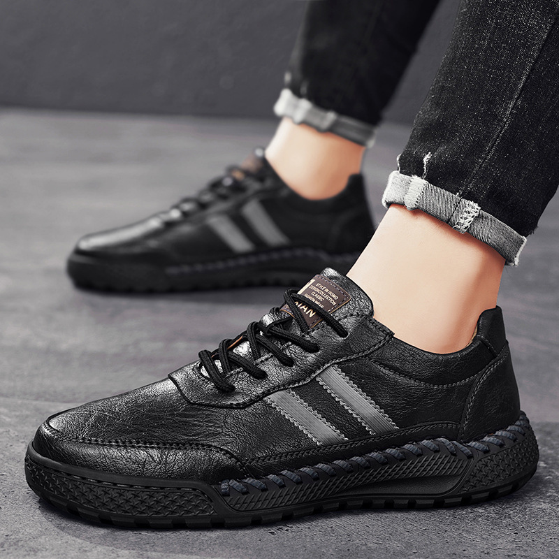 (⏰Danas ograničeni popust od 50% - ne propustite) 🔥-Mekane i udobne ručno rađene kožne cipele 👞-Podupirač za luk-olakšava hodanje✅
