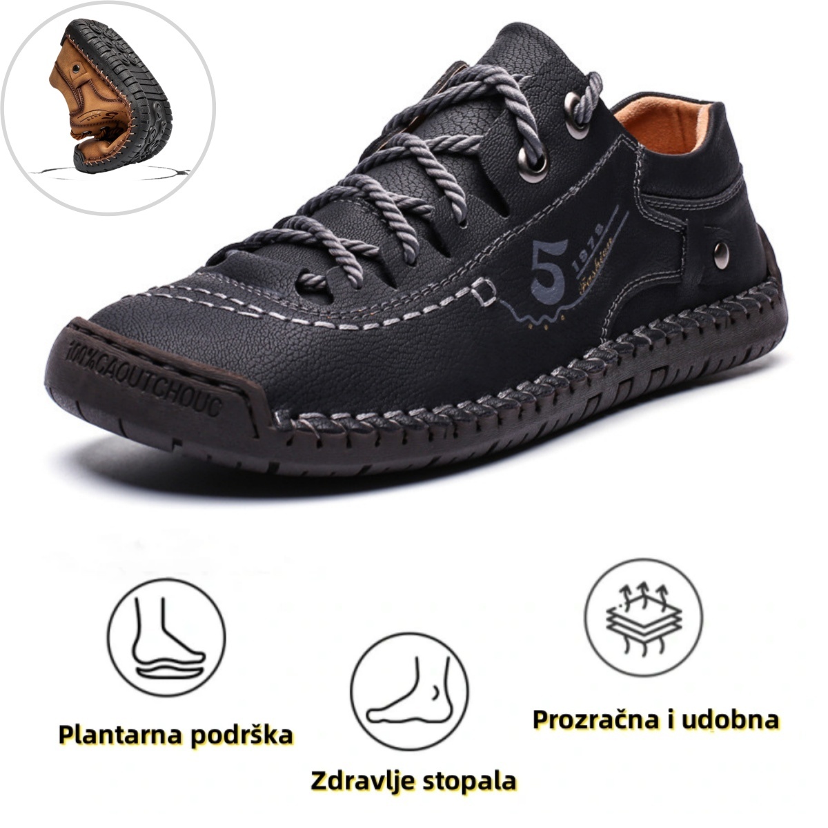 【🎁60% popusta u ograničenom vremenu u proljeće - Ne propustite】 Ergonomski dizajnirane ortopedske cipele - Olakšajte bolove u zglobovima 👞 Smanjite pritisak pri hodu✅