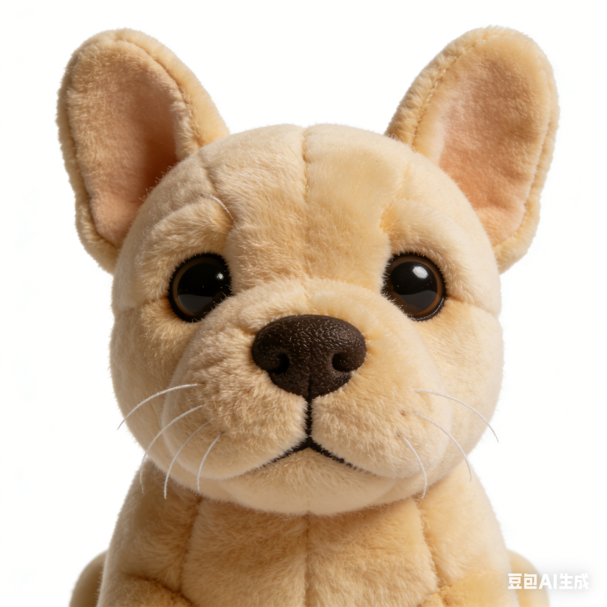 Krátká plyšová panenka s robotickým štěnětem