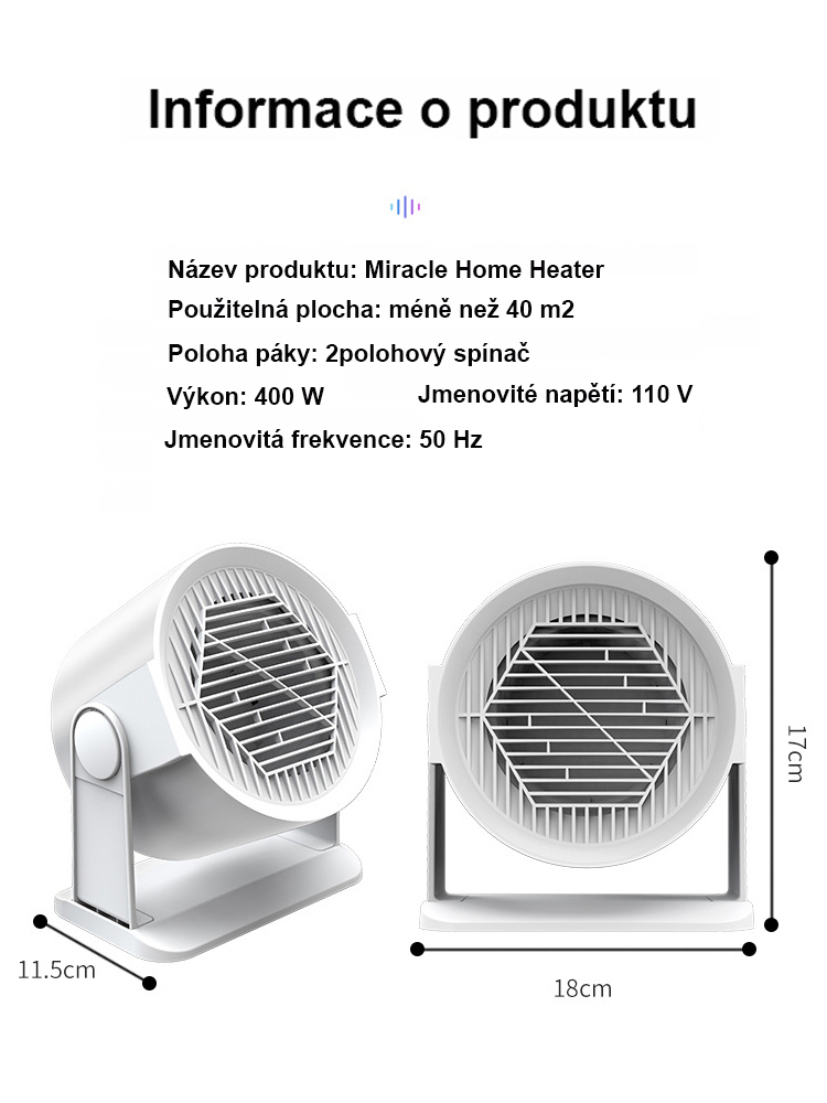 Za 7 dní spotřebuje jen 1 kWh【Domácí topidlo】Super úsporné