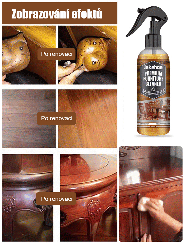 Odstraňovač skvrn a zesvětlovač podlahový čistič jakehoe