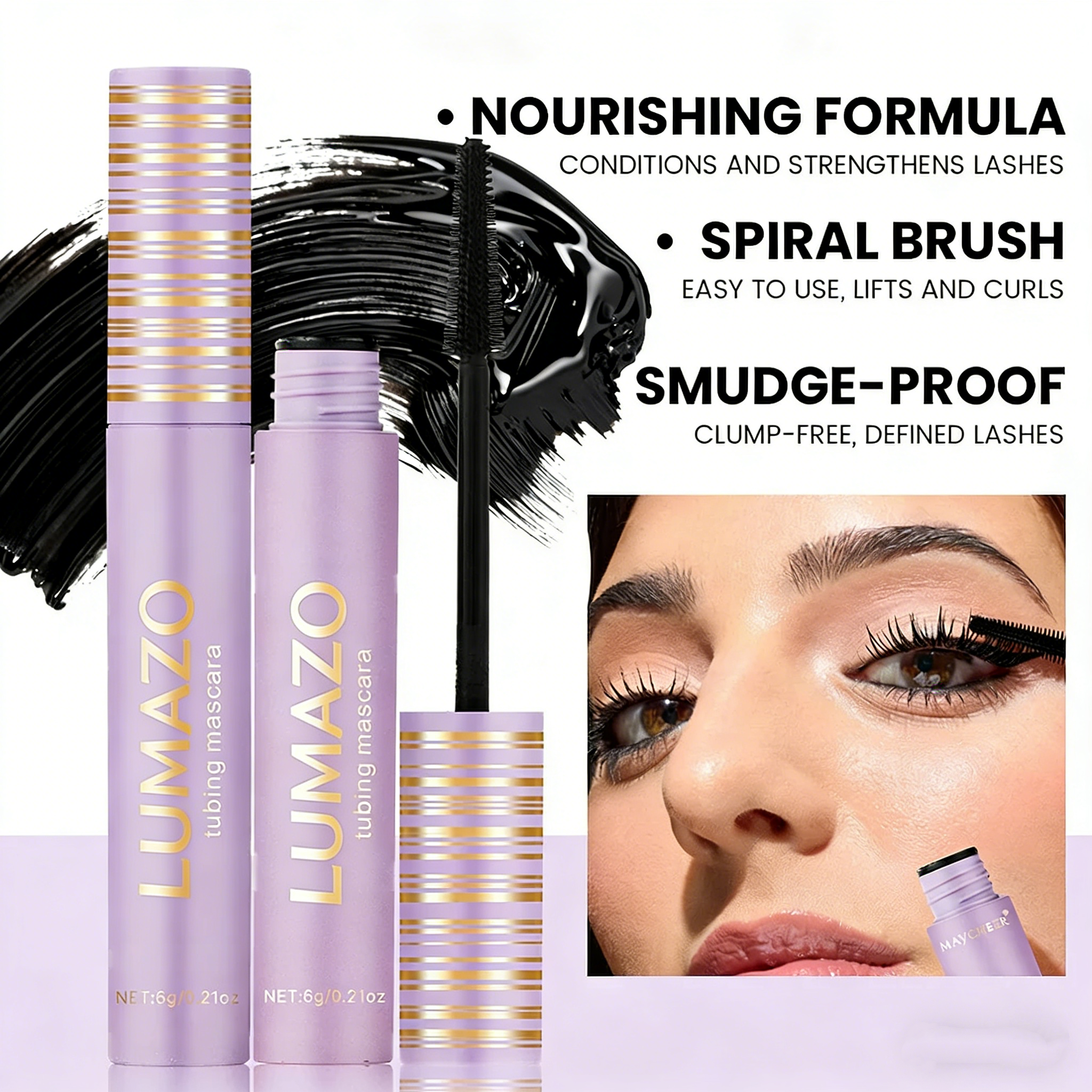 【 💖Final 3 hours 60% OFF】🌺 Tubing Mascara & Primer