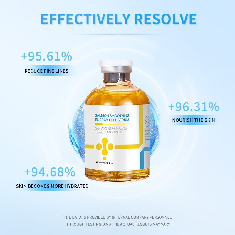 LUMAZO Salmon Slimming Cell Fluid, essence liquid, reduces fine lines, tightens skin