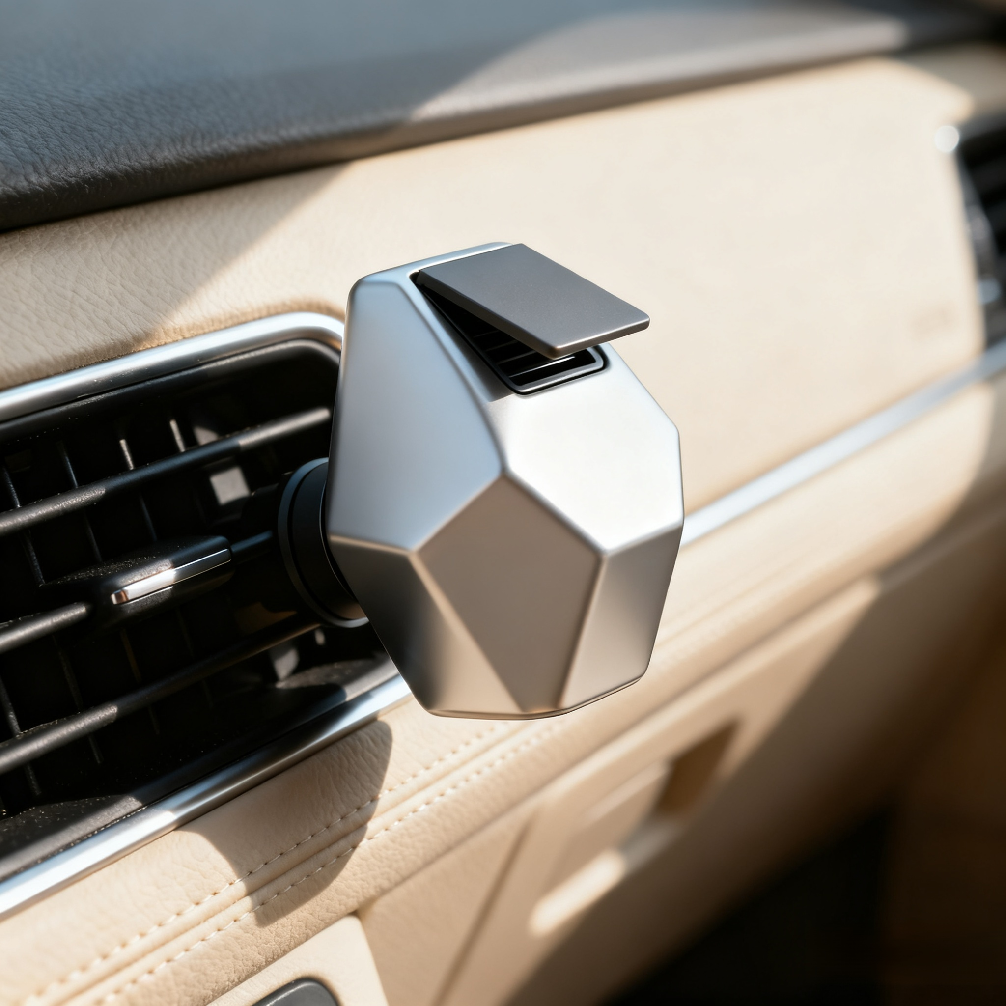 Smart Car Aroma Diffuser in car cup holder
