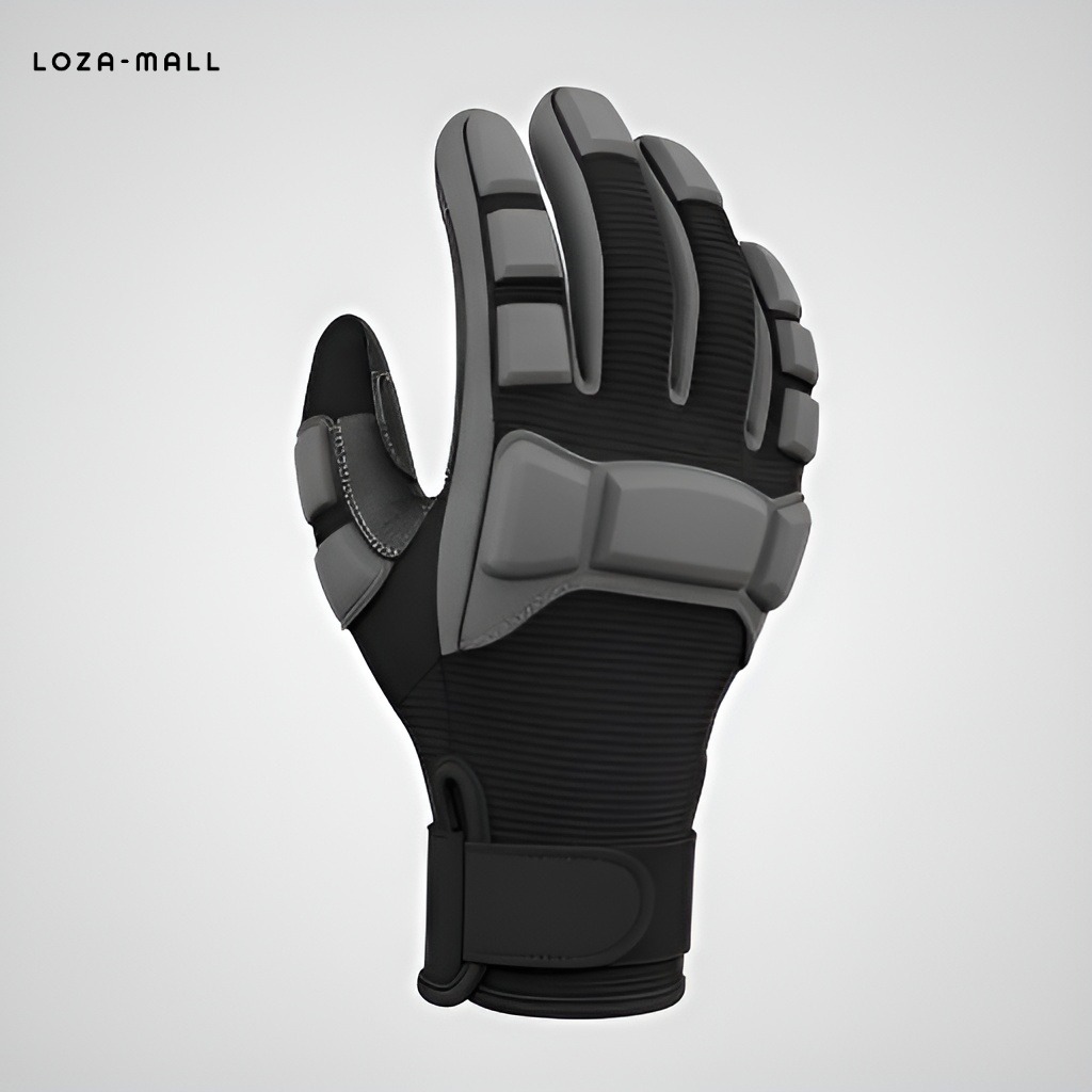 Halbgebundene Arbeitsschutzhandschuhe aus Schaumstoff mit geprägter Gummibeschichtung (5 Paar)