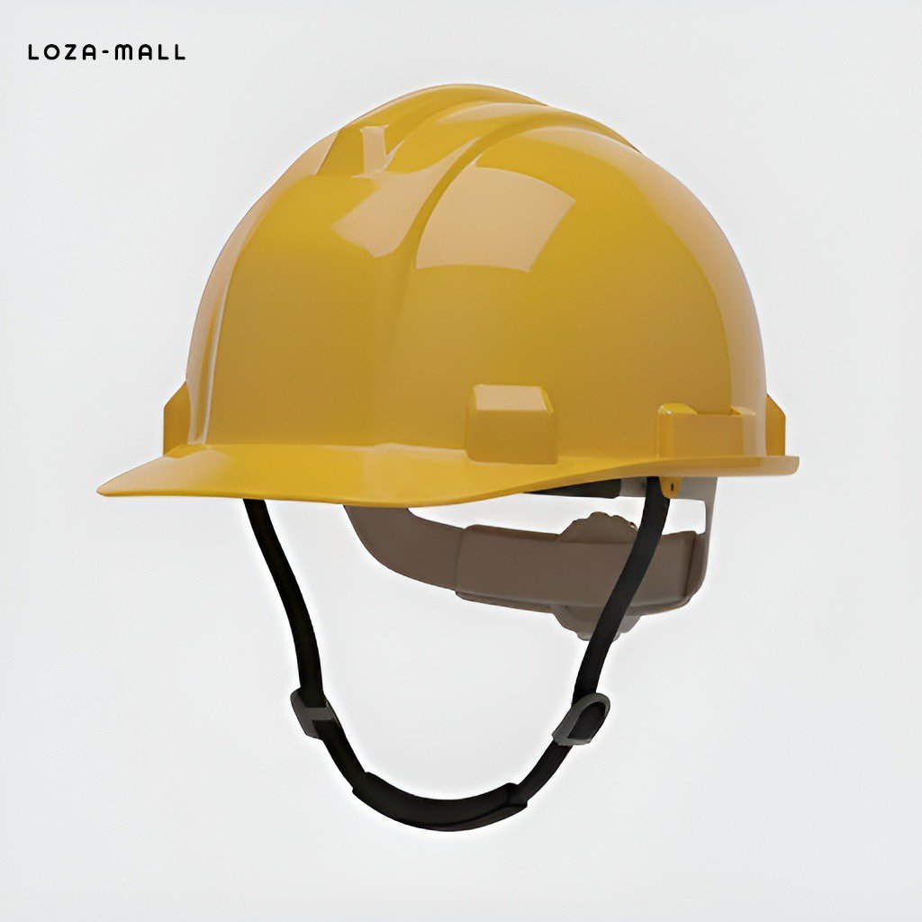 Dicker atmungsaktiver Schutzhelm f&uuml;r Baustellen nach nationalem Standard