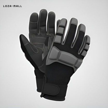 Halbgebundene Arbeitsschutzhandschuhe aus Schaumstoff mit geprägter Gummibeschichtung (5 Paar)