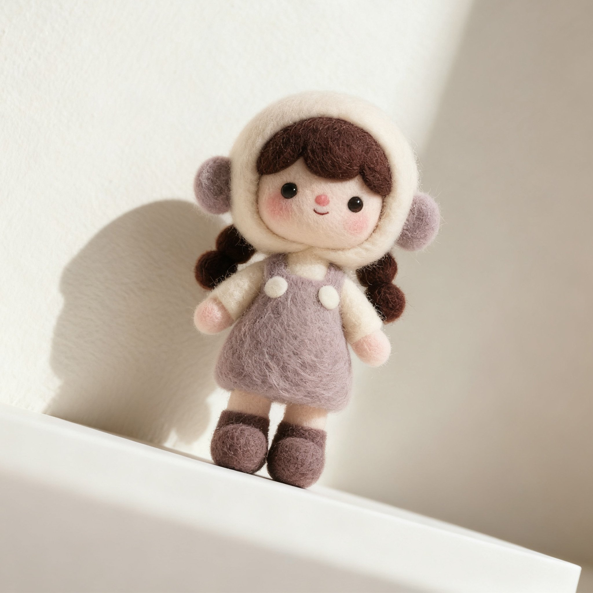 Niedliche Filzpuppen im 3er-Set als Deko