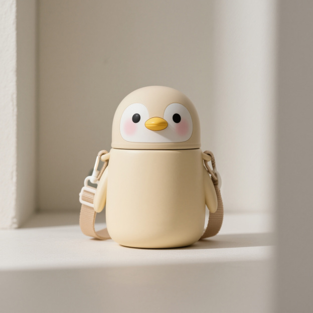 Wärmender niedlicher Pinguin-Kinder-Thermobecher