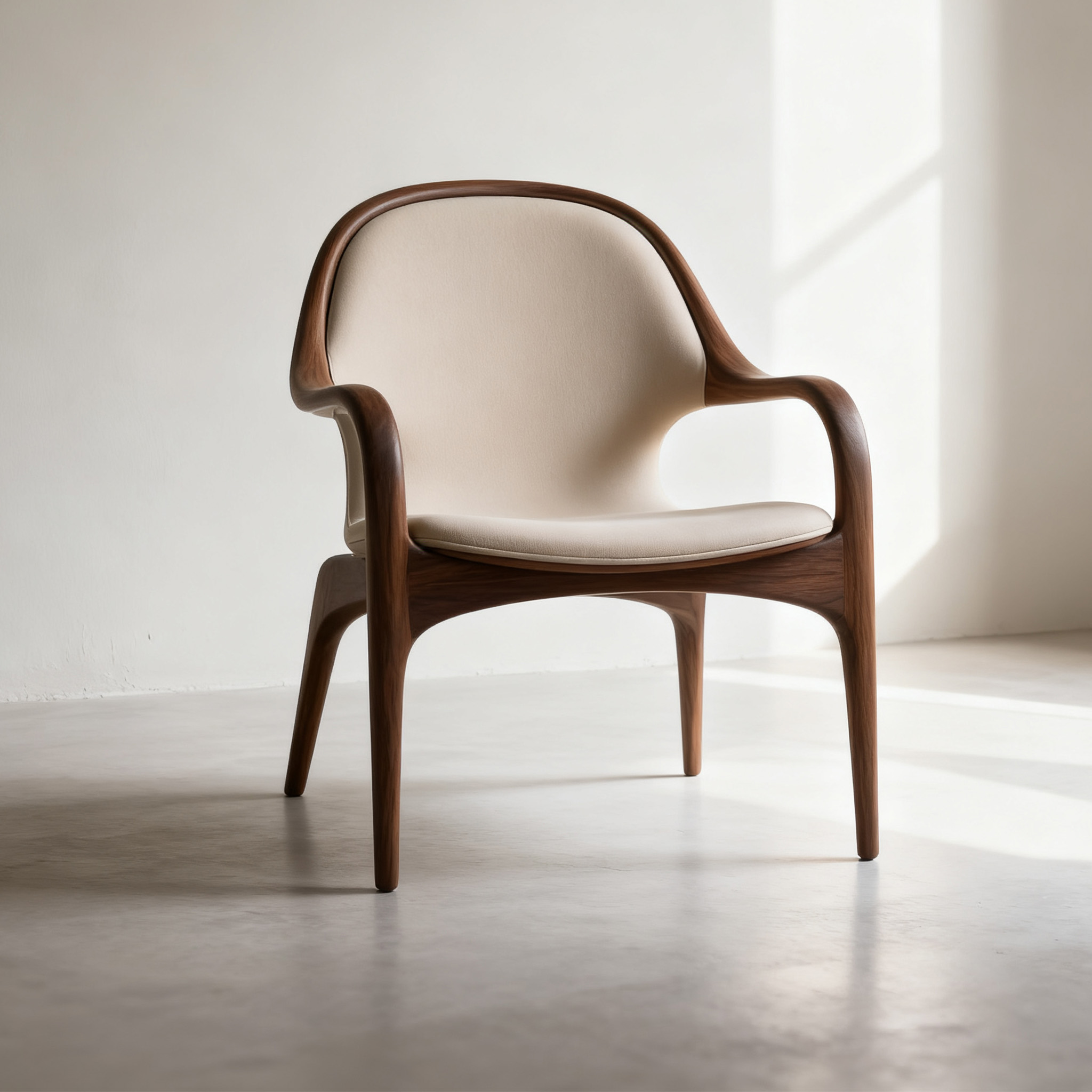 Moderne Massivholz Freizeitstühle (2 Stück)