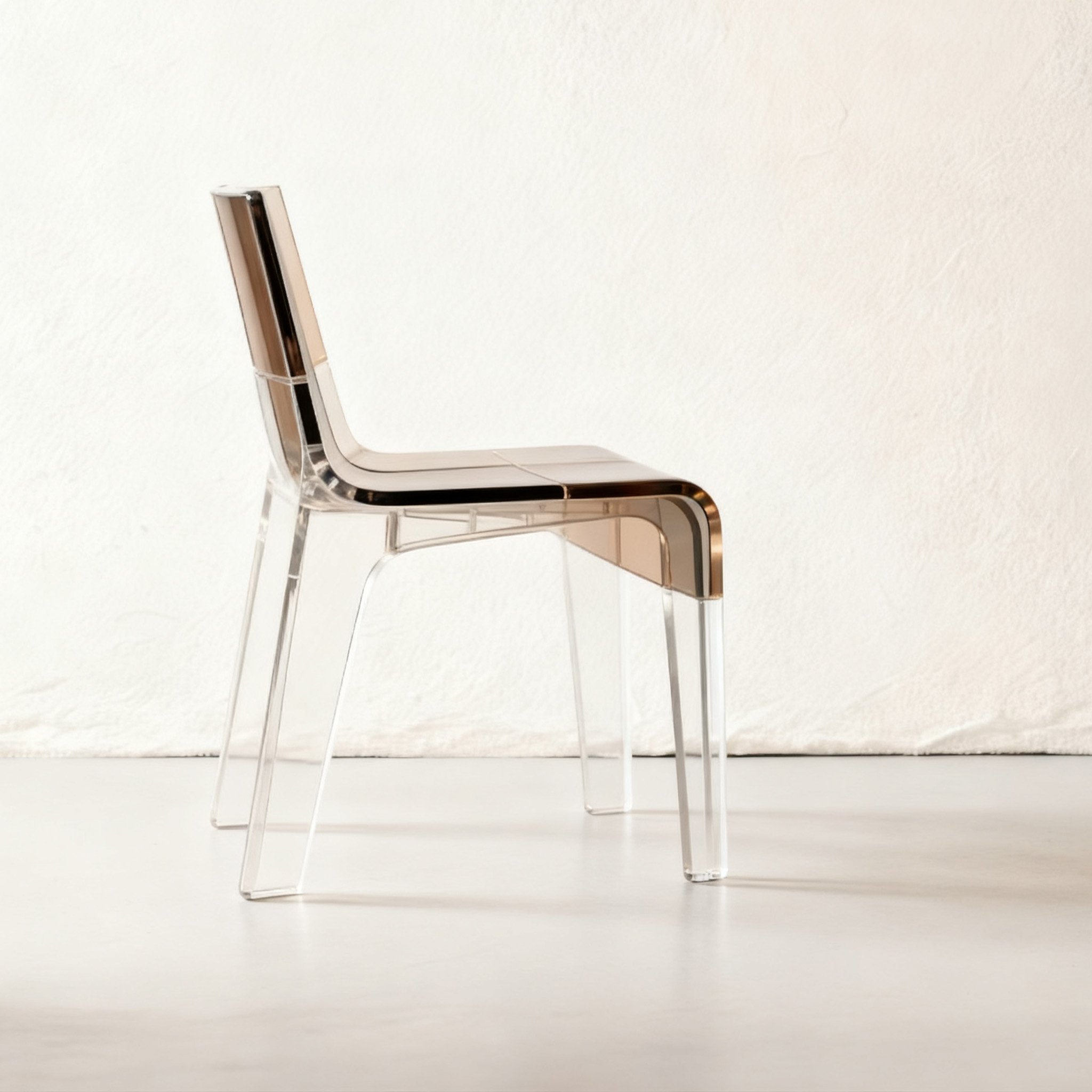 Detailansicht des Acryl Designerstuhls