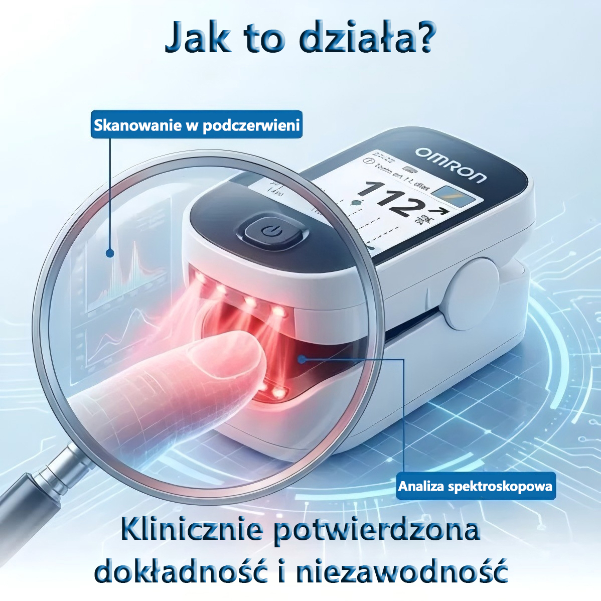 🔥 OMRON model 2026 – nowa generacja 🔥Pomiar poziomu cukru bez nakłuwania, z obsługą w telefonie