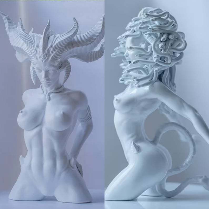 (🔥HOT SALE NOW 49% OFF) - 😈Bust of Lilith&Medusa