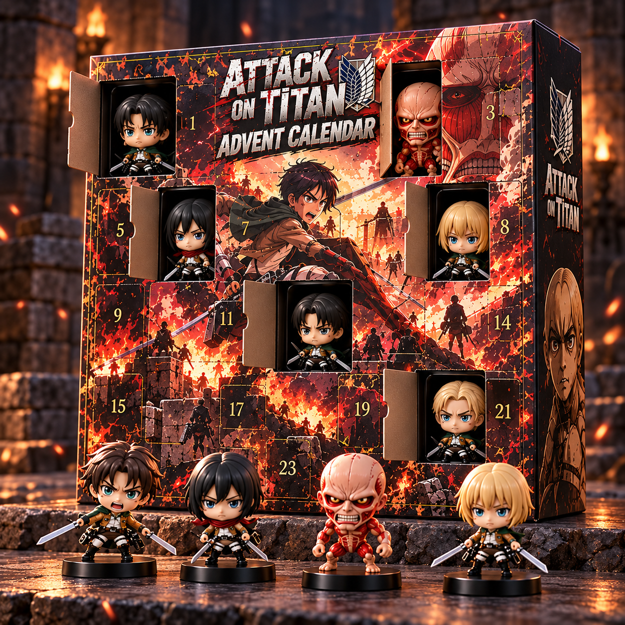 Attack on Titan Advent Calendar — 24 Days of Titan Surprises