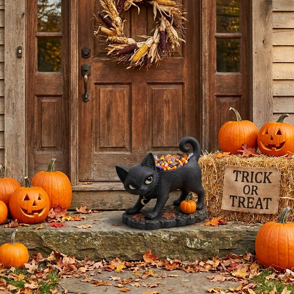The Purr-fectly Spooky Addition to Your Home. 🐈‍⬛🎃