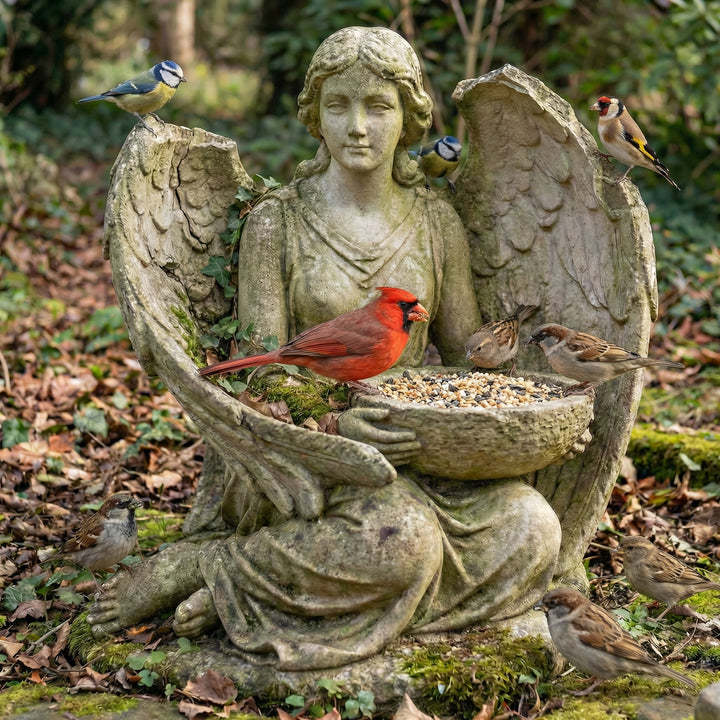 The Norns’ Offering  Three Goddesses of Time · One Sacred Feast - A sculptural bird feeder inspired by the three goddesses of Past, Present, and Future.
